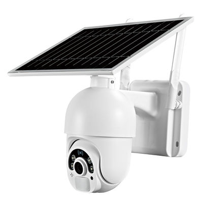Surveillance visuelle à piles solaire de pleine de HD WiFi 2mp de bourdonnement de la VISION NOCTURNE 1080P de télévision en circuit fermé de dôme de la came PTZ Wifi caméra extérieure d'IP avec PIR