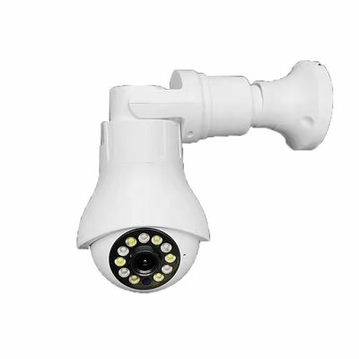 Pleine caméra de réseau d'ampoule d'IP de la vue PTZ WiFi de Fisheye de vision nocturne de HD PAN-TILT 1080P